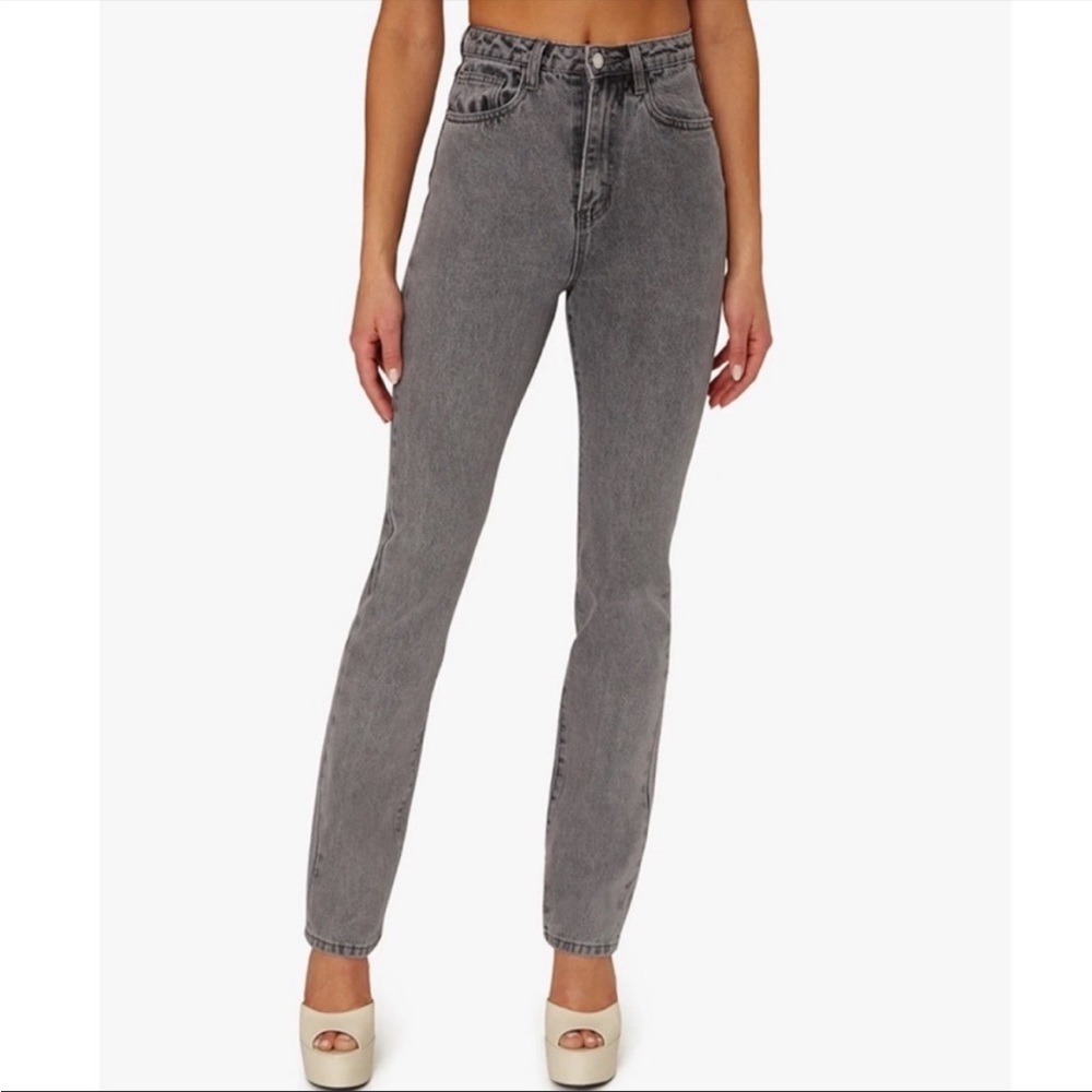WEWOREWHAT The Icon Jean WWDB27-03 Rigid Denim ZWB Washed Gray Size 27